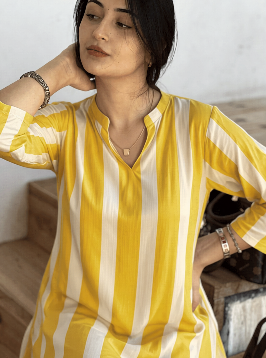 Essential Striped Cotton Co-ord Set
