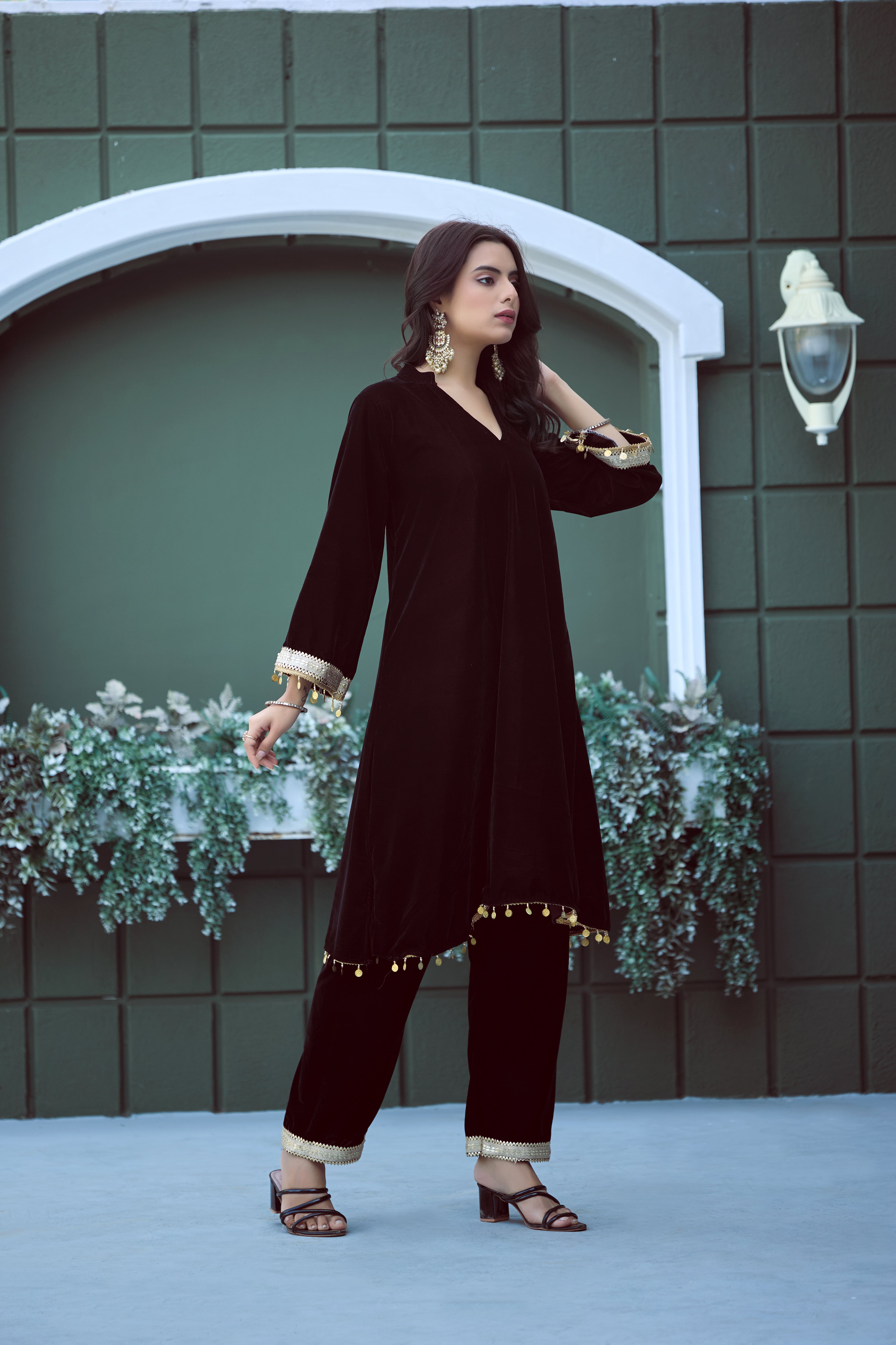 Premium Velvet Maroon Co-Ord Set