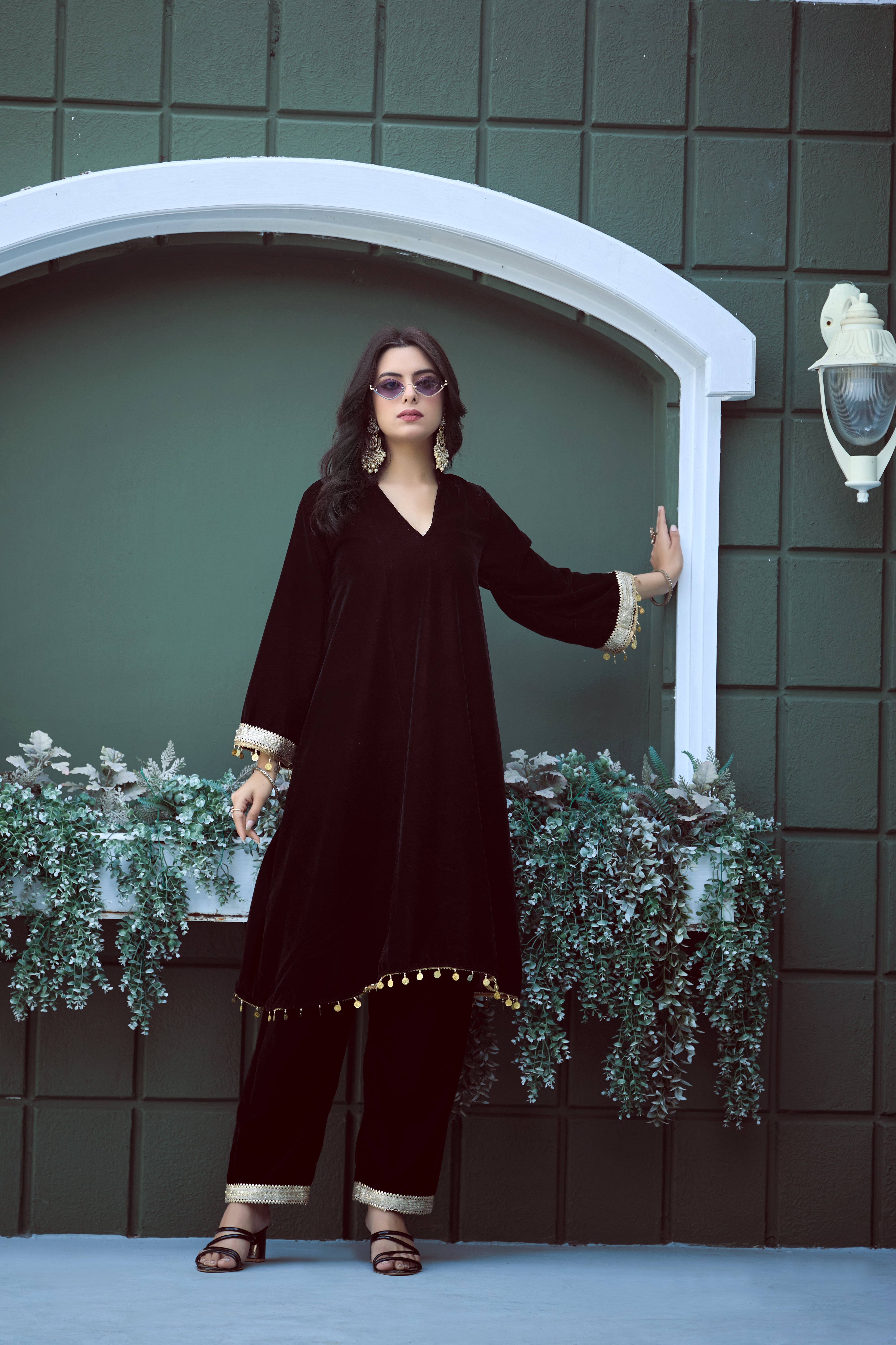 Premium Velvet Maroon Co-Ord Set