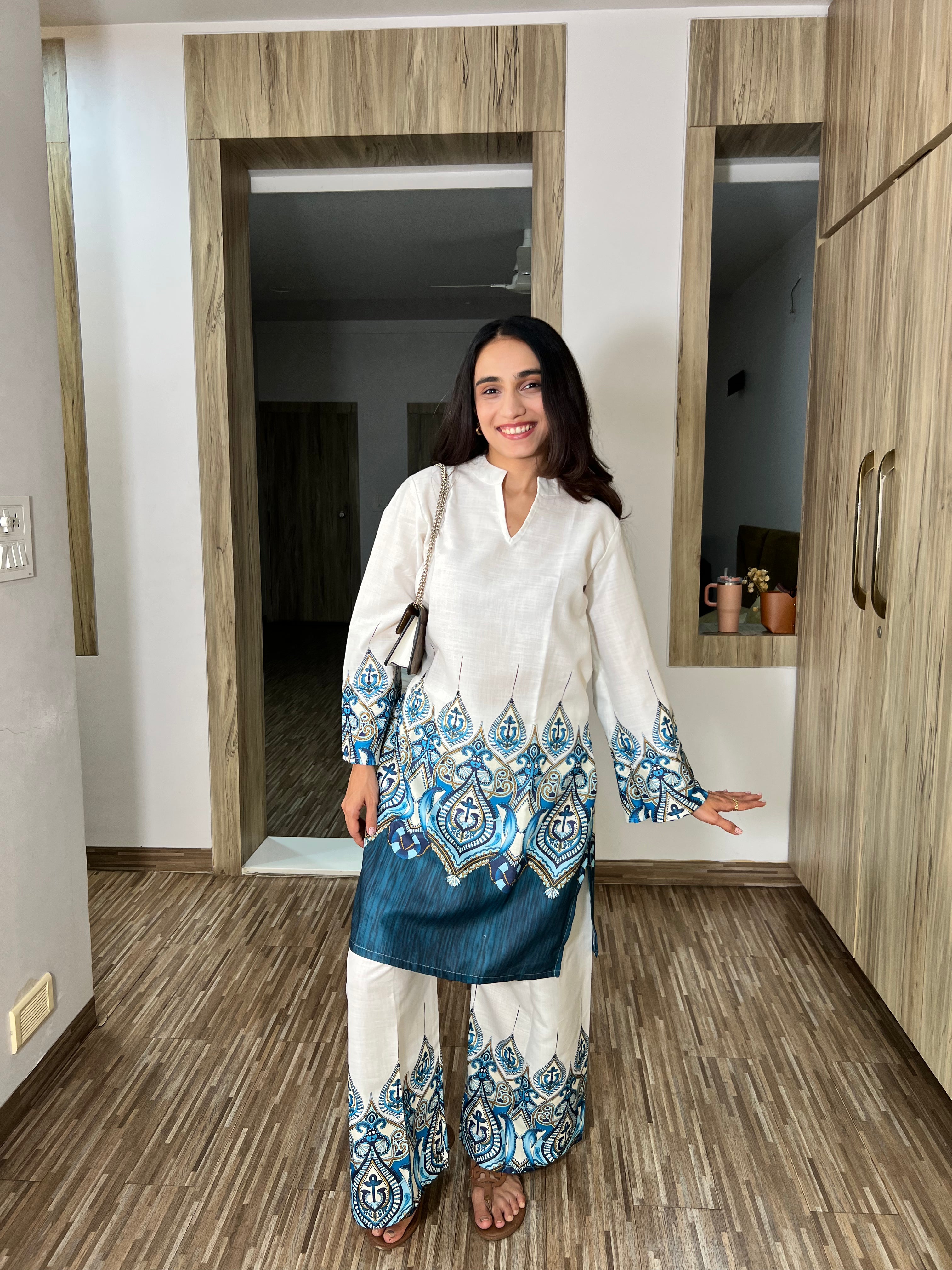 Urban Grace Cotton A-Line Co-Ord Set