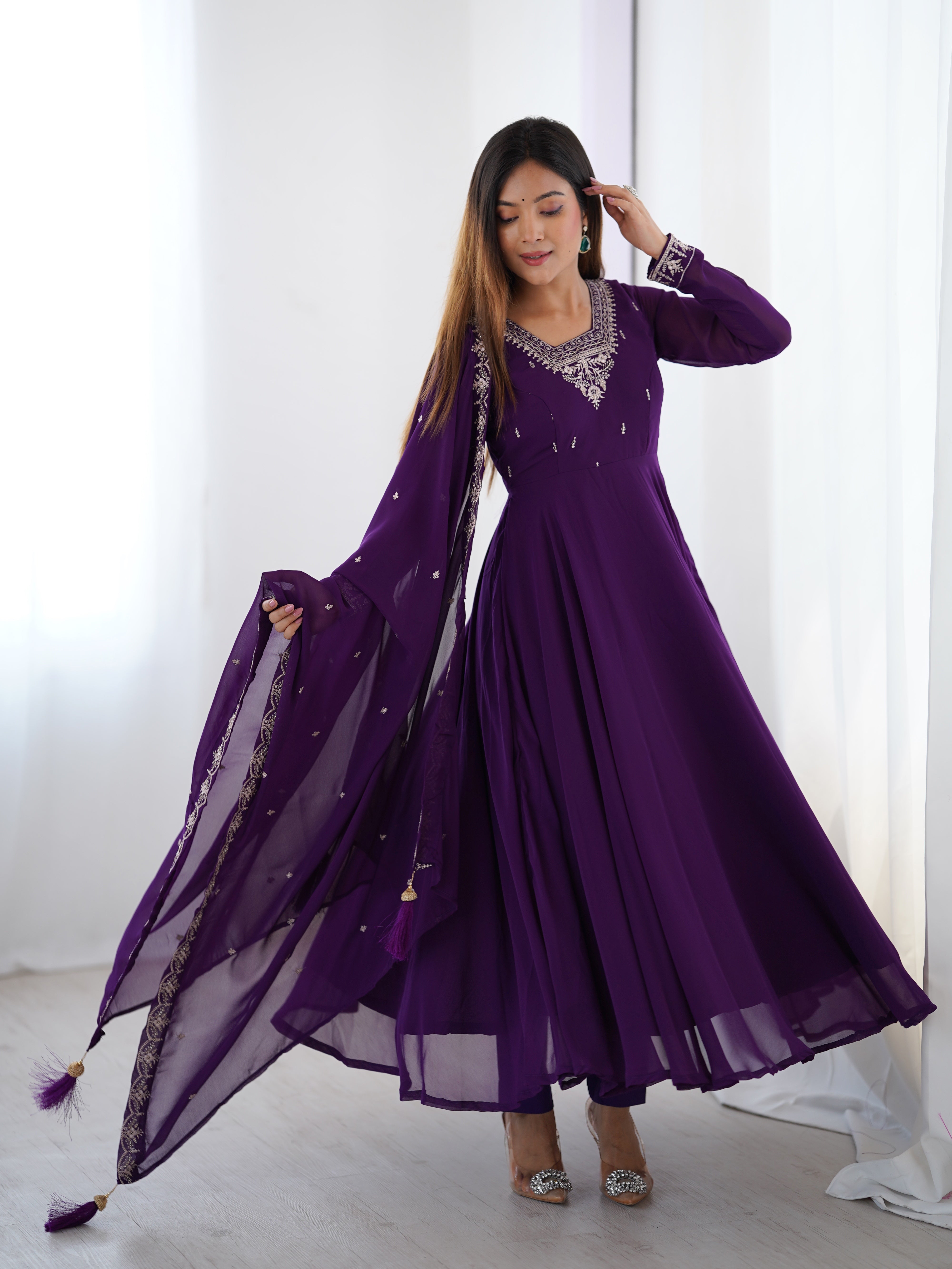 Elegant Designer Anarkali Set