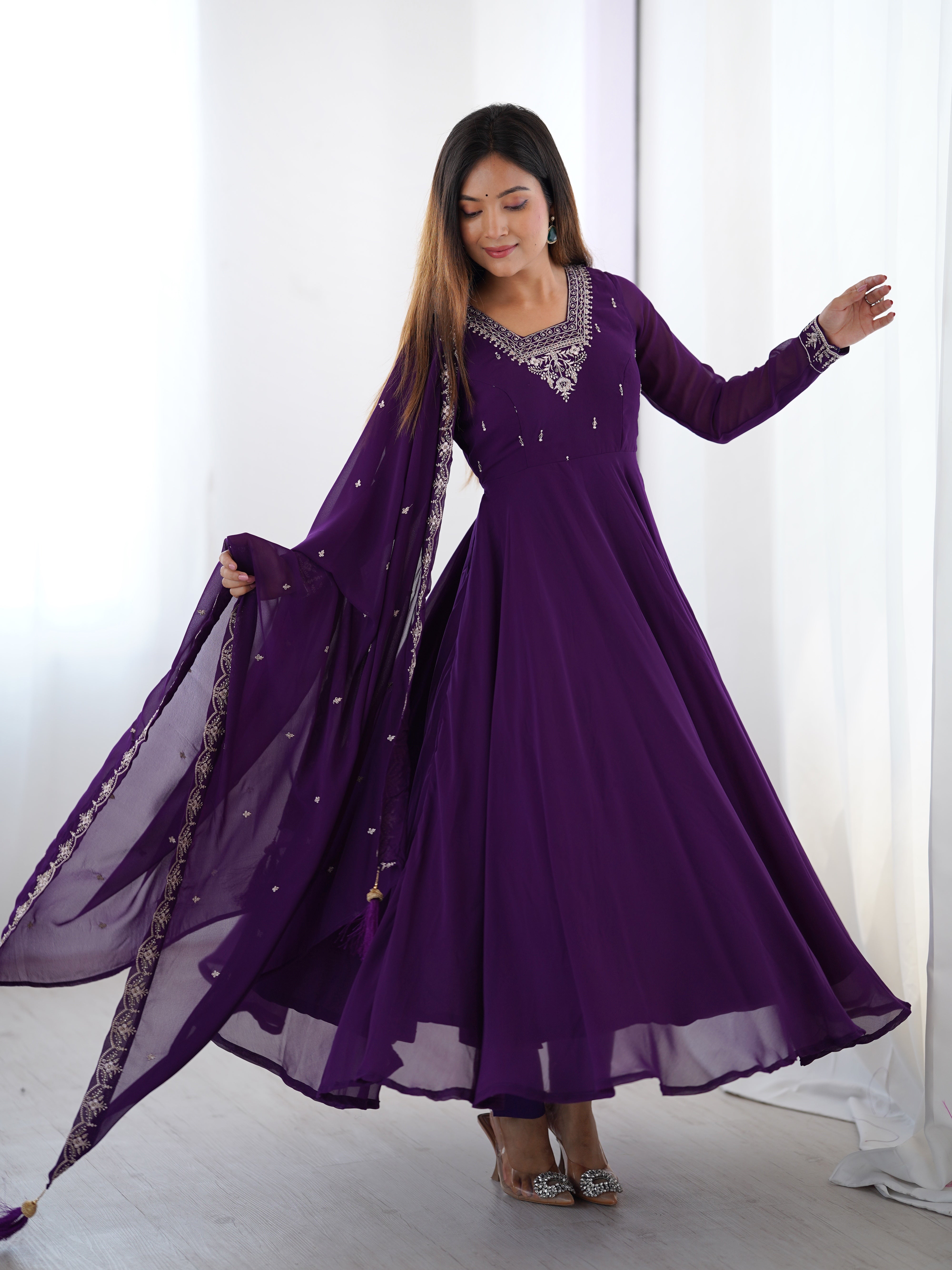 Elegant Designer Anarkali Set
