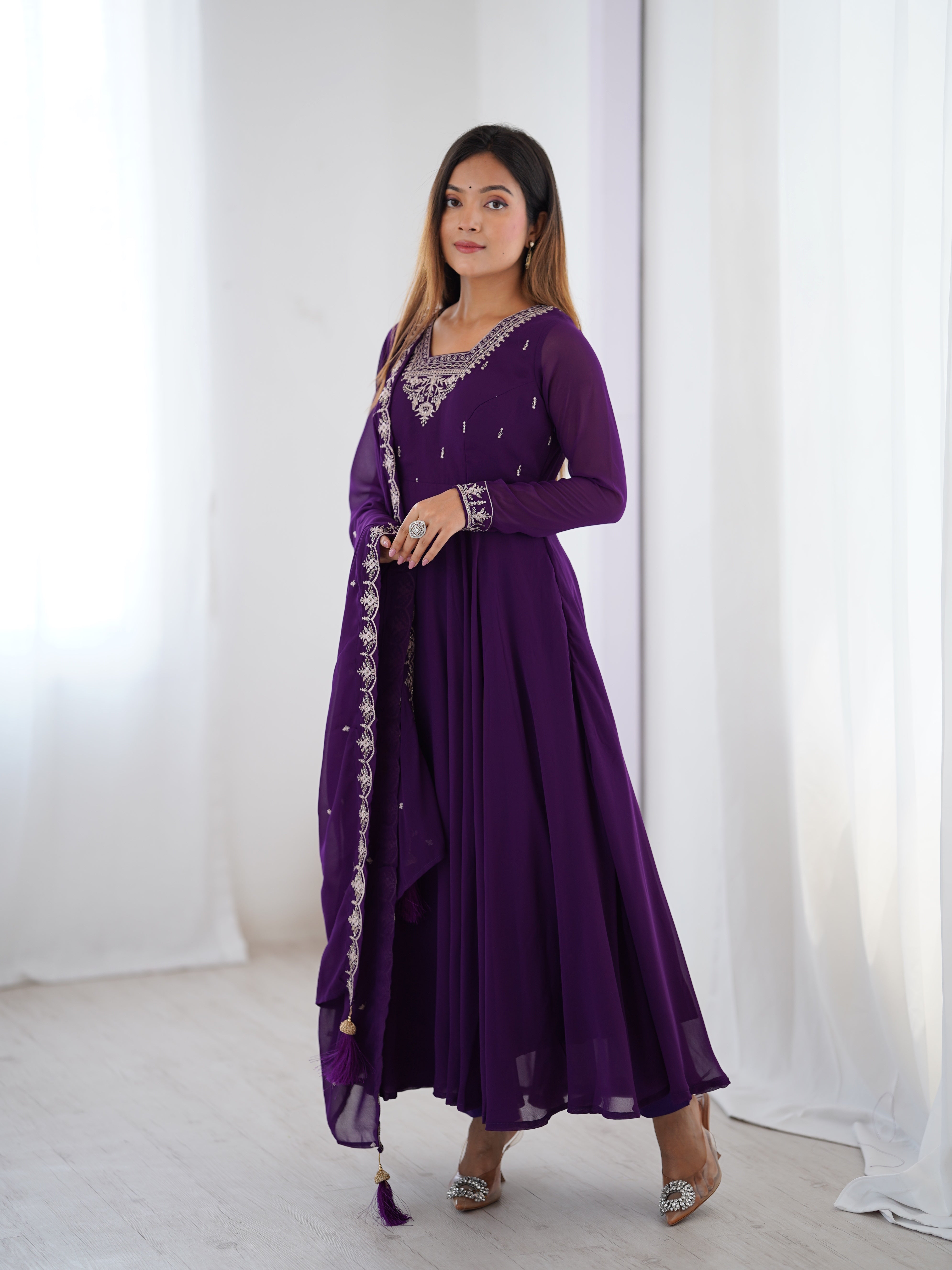 Elegant Designer Anarkali Set