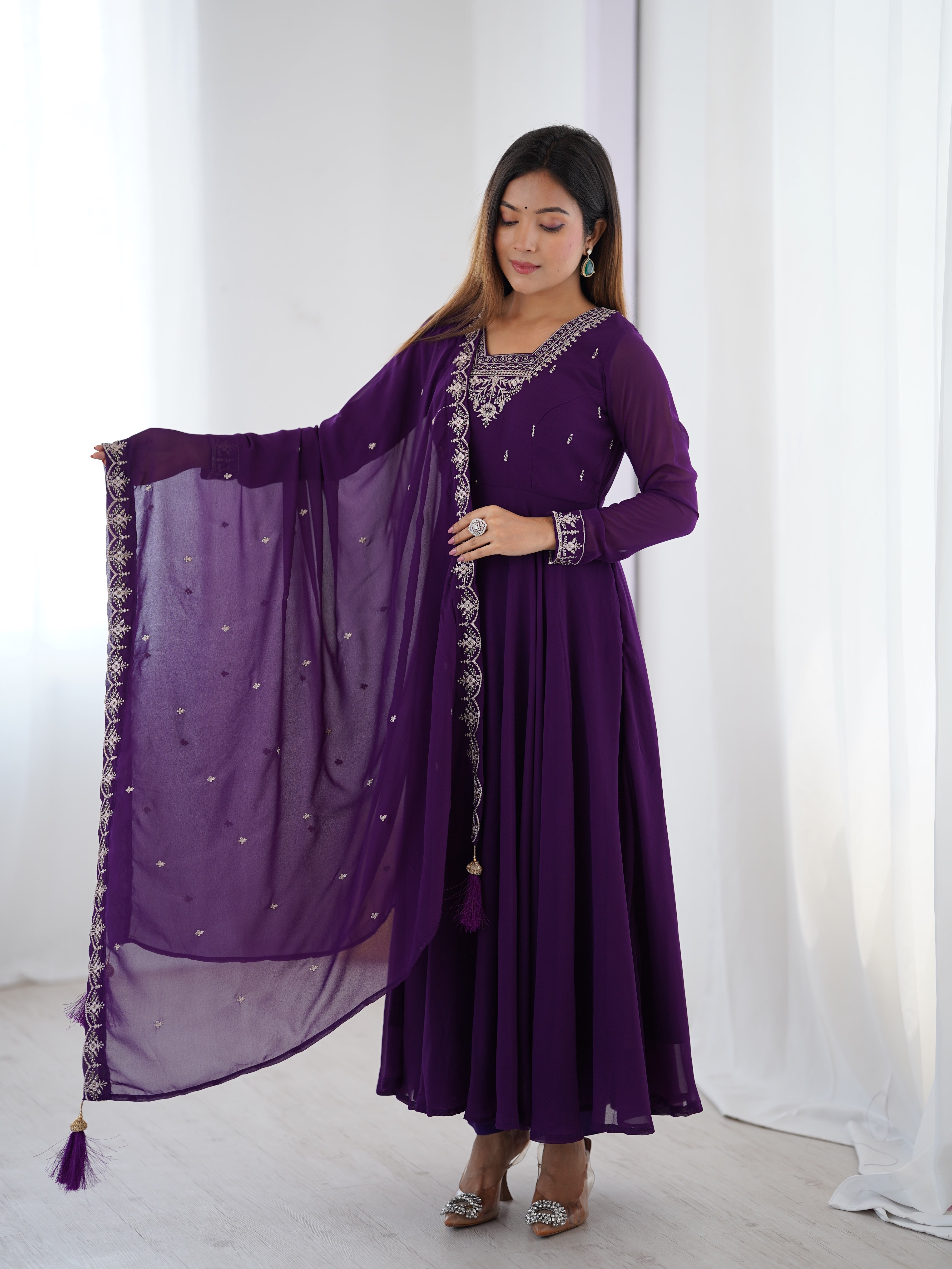 Elegant Designer Anarkali Set
