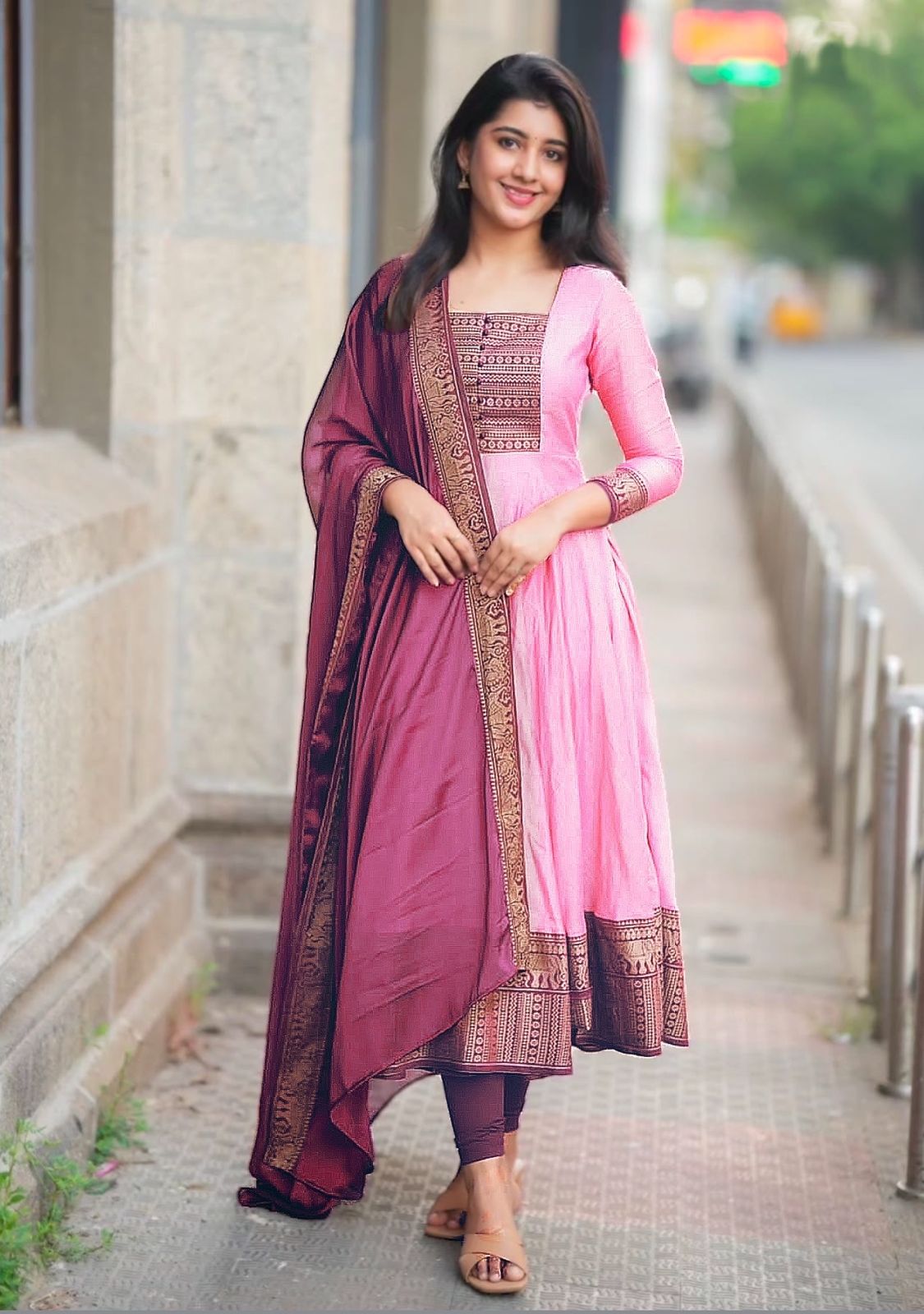 Beautiful Gown With Duppta