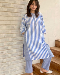 New Beautiful Cotton  Kurti Pant