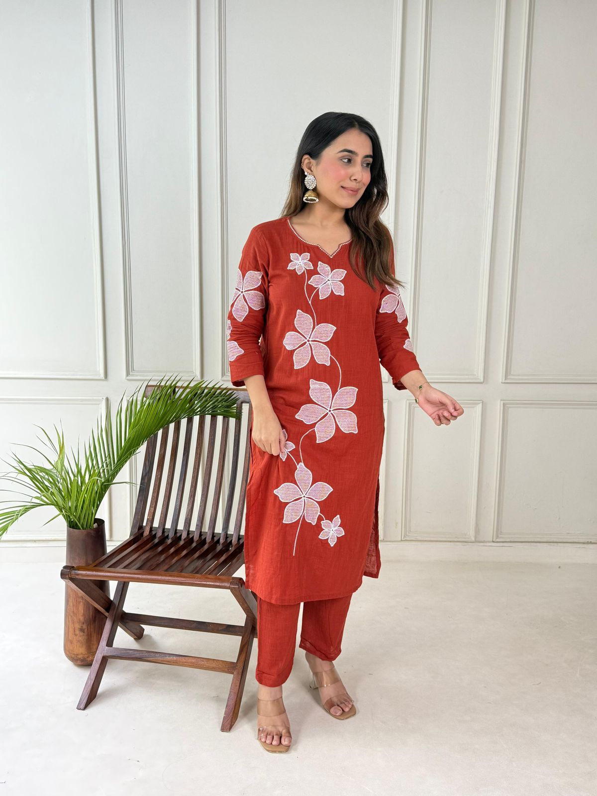 Pure Elegance Redefined Timeless Grace With Our Cotton Khadi Suit Set