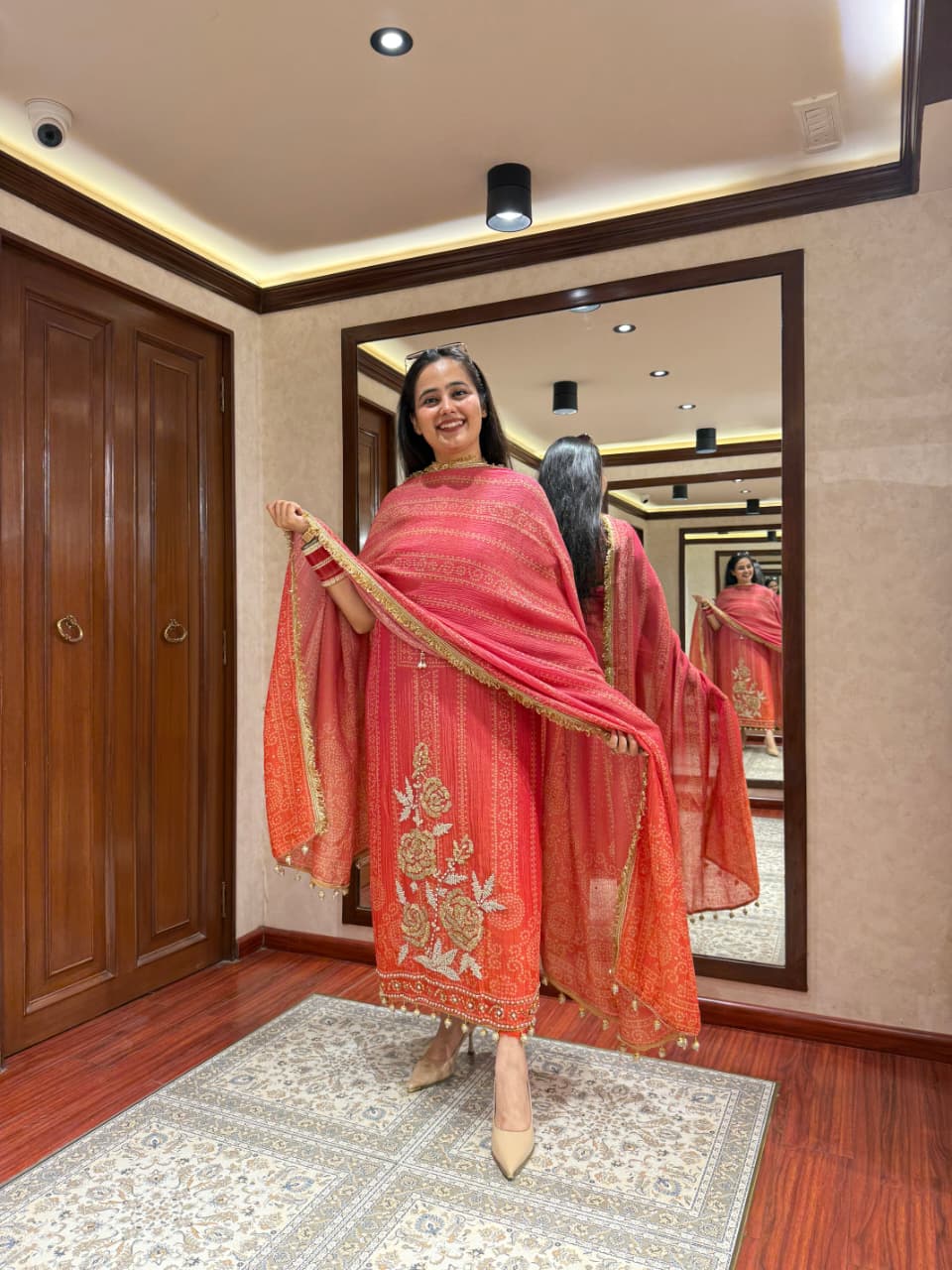 Premium Pure Softy Chinon Silk Kurti Set – Elegance Redefined