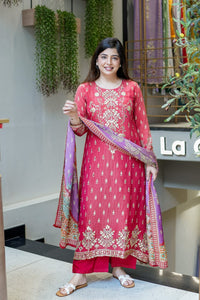 Pure Handwork & Gota Heavy Work Kurti Set