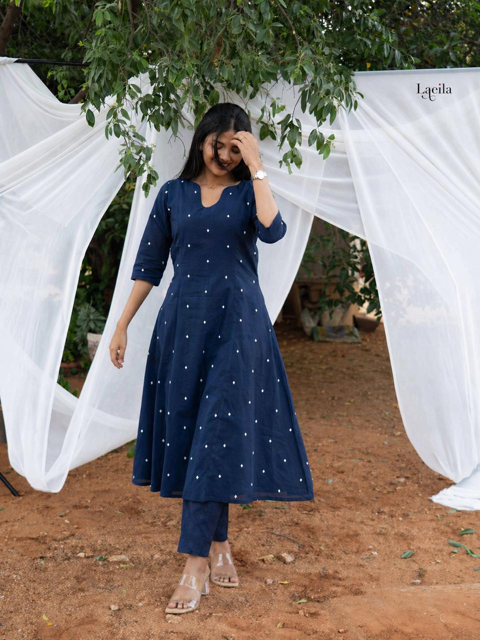 Premium South Cotton Jacquard Suit Set