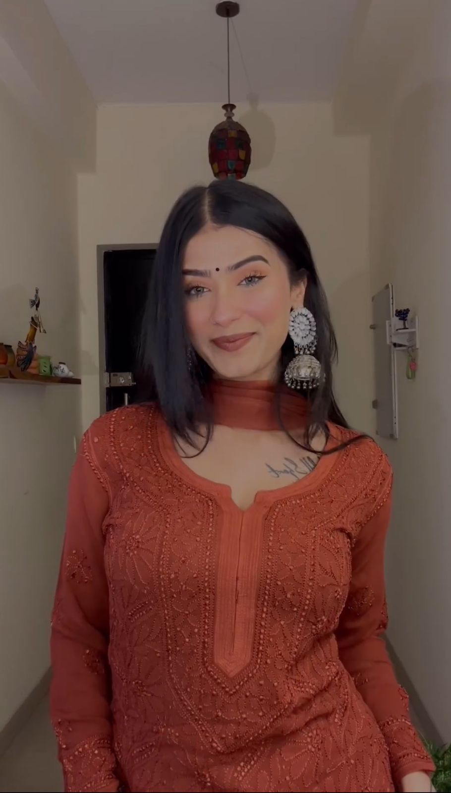 DESIGNER WEAR GEORGETTE TOP PALAZO WITH DUPATTA :3 piece suit(top,bottom&dupatta)