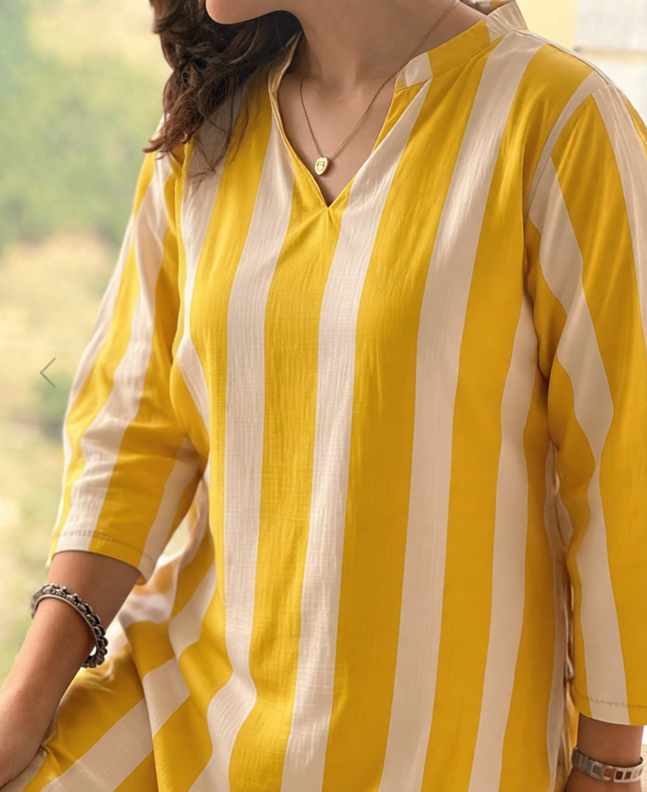 Essential Striped Cotton Co-ord Set