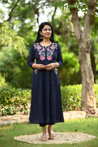 Premium Embroidered Cotton Suit Set with Pockets