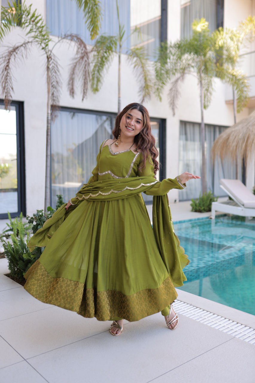 DESIGNER READYMADE ANARKALI PANT DUPATTA COLLECTION