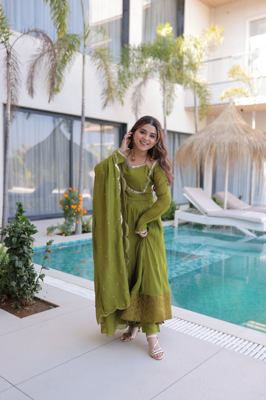 DESIGNER READYMADE ANARKALI PANT DUPATTA COLLECTION