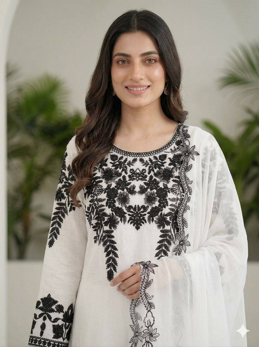 Beautiful Sequence Work Suit Set