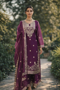 Timeless Grace JMC Silk 3-Piece Sharara Set