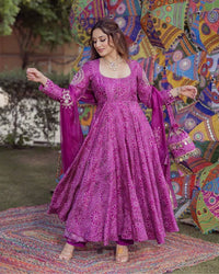 Exclusive Bhandhni Digital Print Anarkali Collection A Perfect Blend Of Tradition