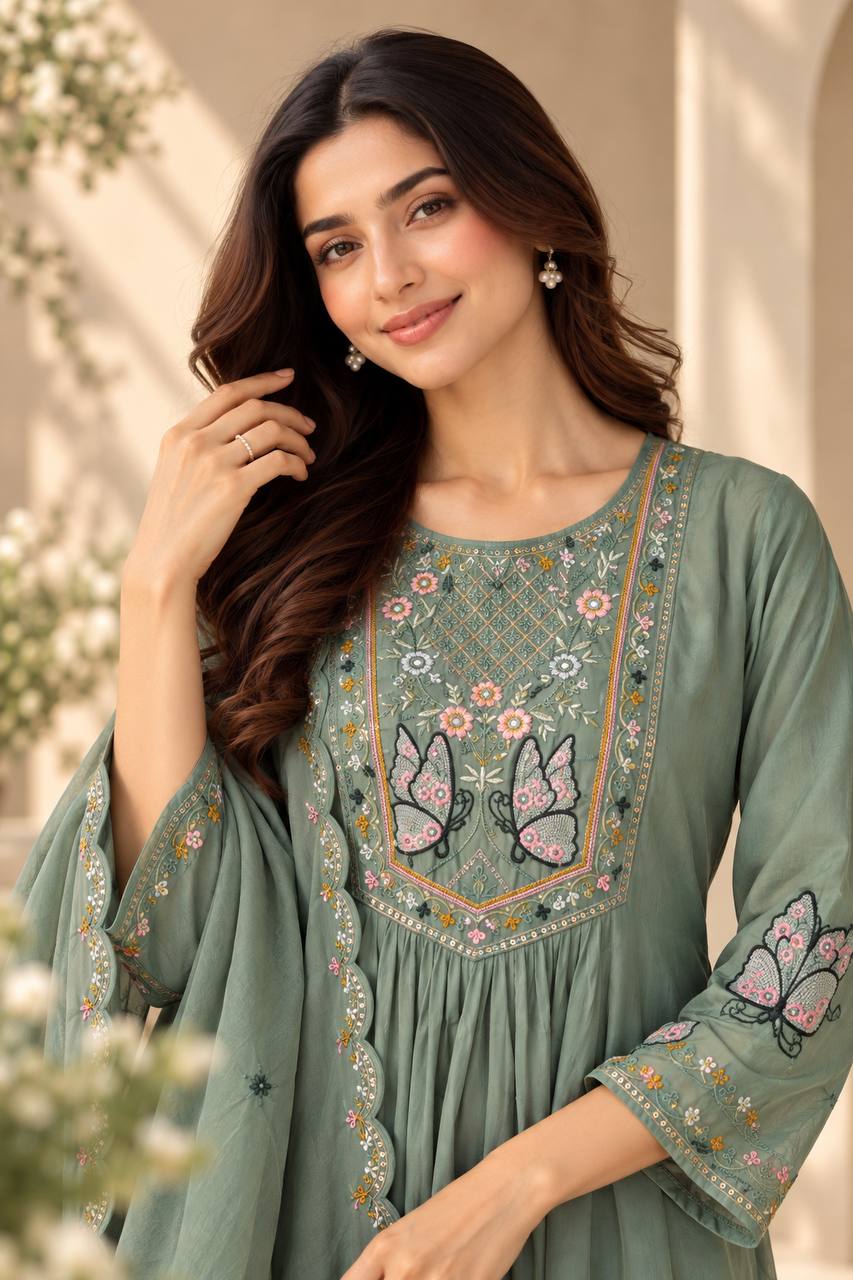 Silk Serenity – Premium Two-Tone Silk Set