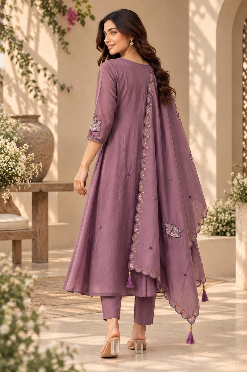 Silk Serenity – Premium Two-Tone Silk Set