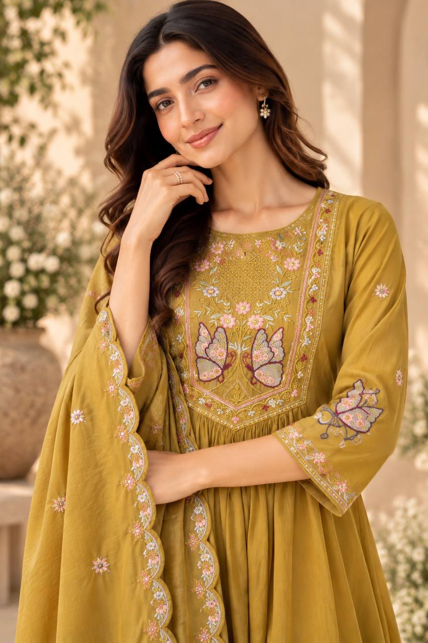Silk Serenity – Premium Two-Tone Silk Set