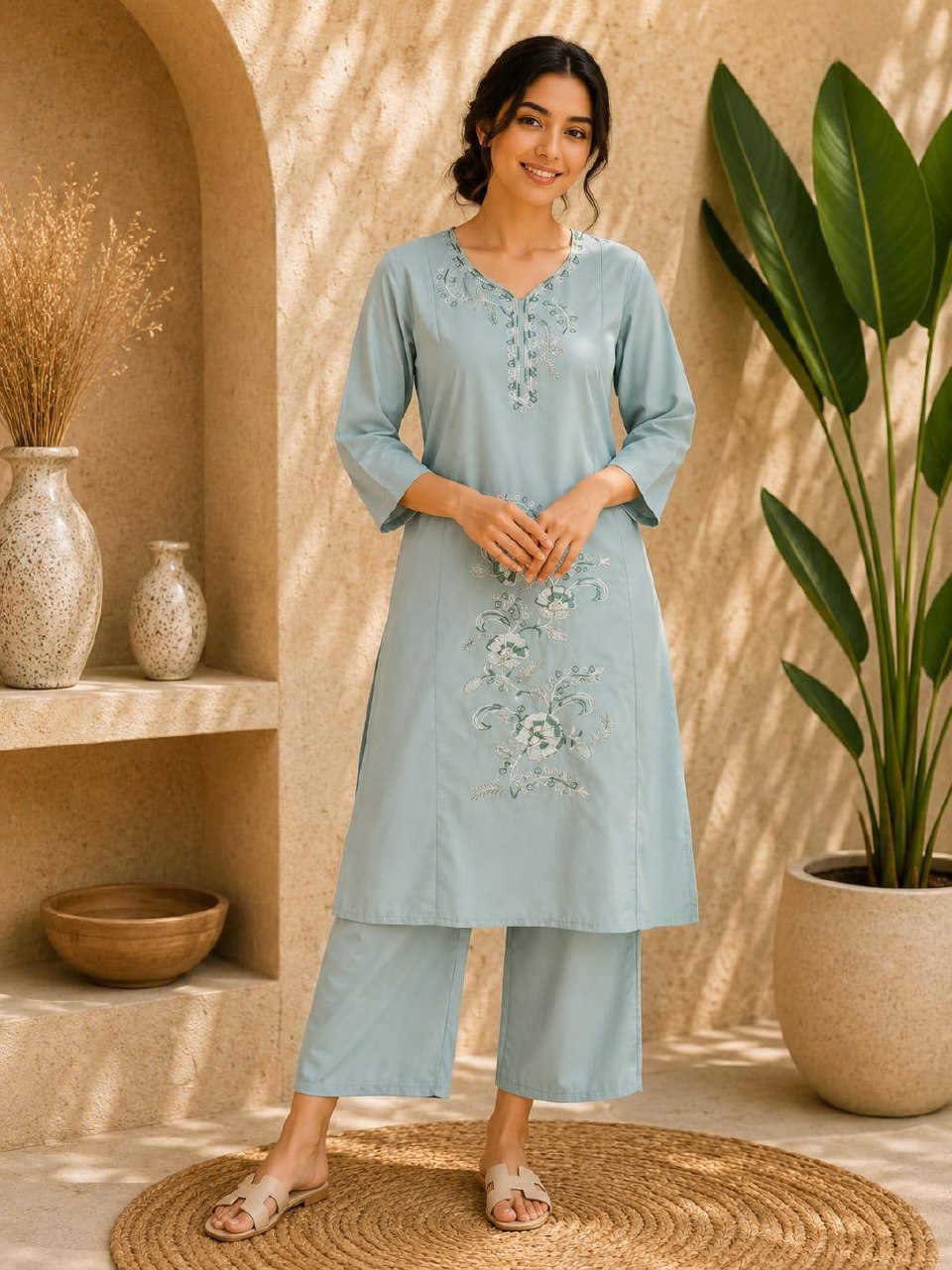 Classic Cotton Co-Ord Set