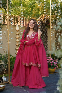 Exclusive 3-Piece Plazzo Suit Set