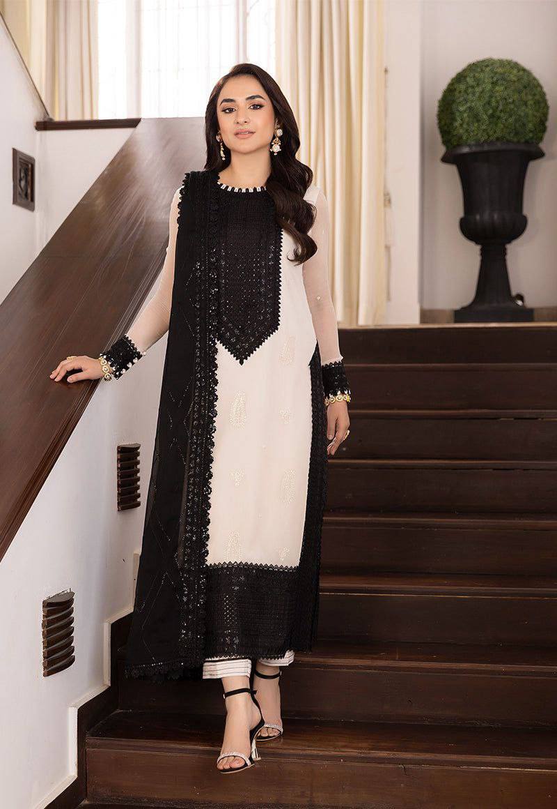 Gorgeous Heavy Crepe Thread Work Festival Special Suit Set