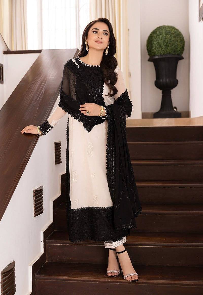 Gorgeous Heavy Crepe Thread Work Festival Special Suit Set