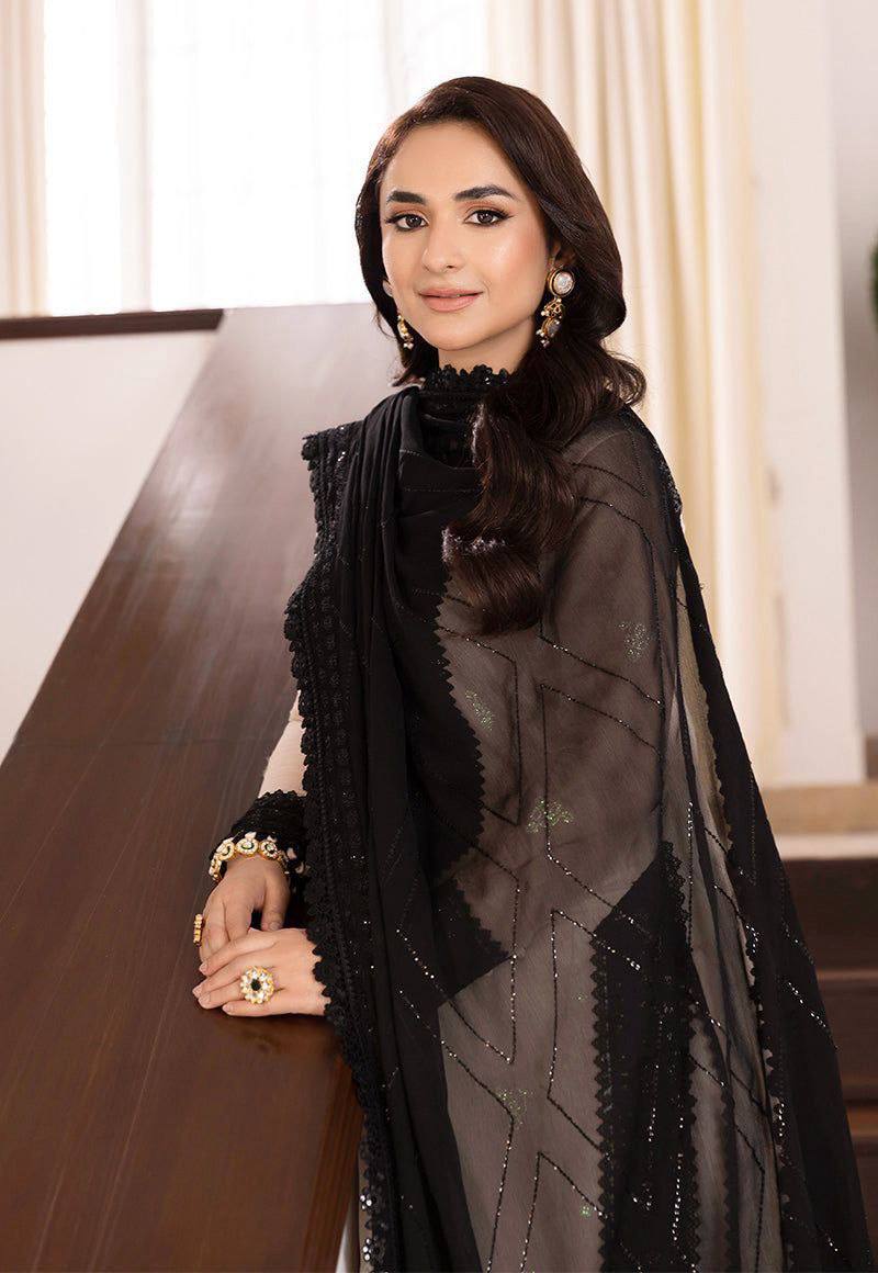 Gorgeous Heavy Crepe Thread Work Festival Special Suit Set