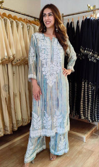Royal Embroidery Co-Ord Set