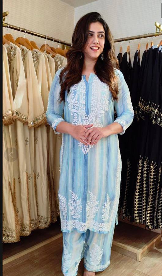 Royal Embroidery Co-Ord Set
