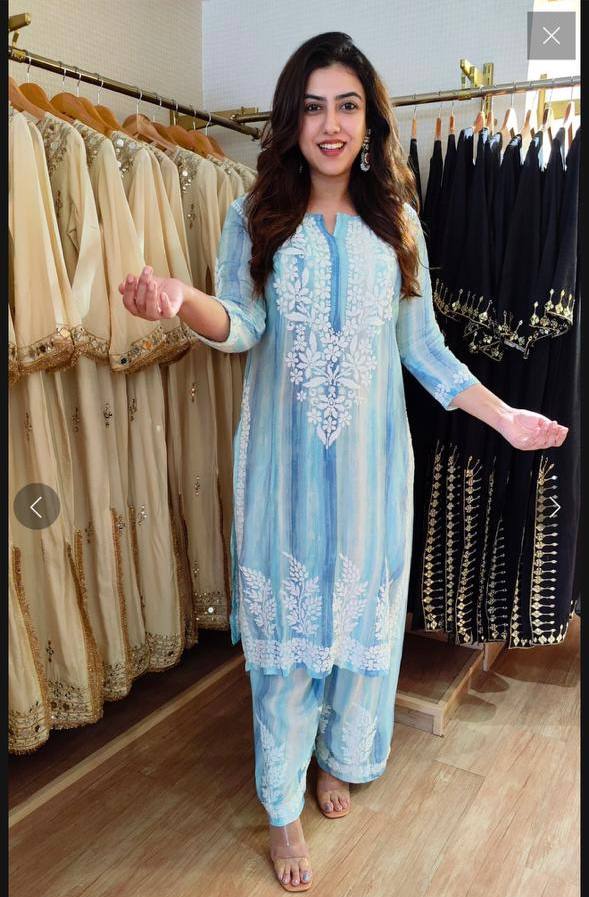 Royal Embroidery Co-Ord Set