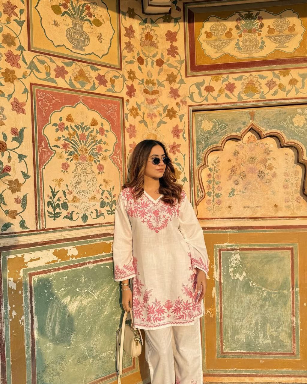Timeless Pure Lilan Embroidered Kurti Set